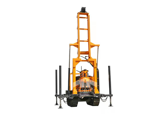 Borehole Vertical Spline 325mm Hydraulic Water Well Drilling Rig Movable
