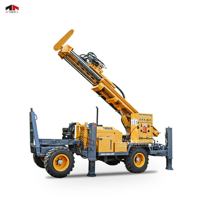 ซื้อ เทรลเลอร์ติดตั้งโทรศัพท์มือถือเครื่องเจาะรูเครื่องเจาะไฮดรอลิก Borehole การผลิตออนไลน์