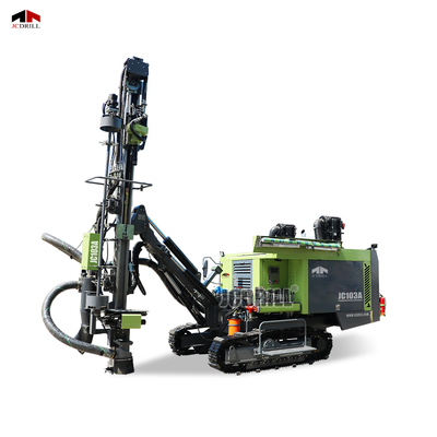 ซื้อ เครื่องขุดดันสูง DTH ที่ติดเครื่องขัดพัดหินด้วยเครื่องเก็บฝุ่น การผลิตออนไลน์