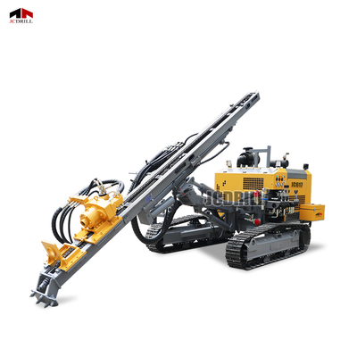 ซื้อ แท่นขุดเจาะ DTH แบบตีนตะขาบ JCDRILL พร้อมระบบไฮดรอลิกดีเซลสำหรับการระเบิดพื้นผิวและการก่อสร้างหลุมเจาะ การผลิตออนไลน์