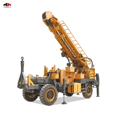 ซื้อ TWD600 Hydraulic Four Wheels Trailer Mounted Water Well Drilling Rig การผลิตออนไลน์