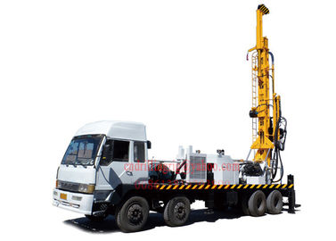 ซื้อ รถบรรทุกติดตั้งบนหัวเจาะน้ำดีแท่นขุดเจาะ 8 X 4 หนักโดยการเจาะโคลน / อัดอากาศ การผลิตออนไลน์