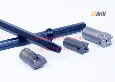 ซื้อ แท่งเหล็กเจาะสว่าน 11 องศา Integral ร็อคเรียวเหล็กปลอม 19mm - 41mm รูขนาดเส้นผ่าศูนย์กลาง การผลิตออนไลน์