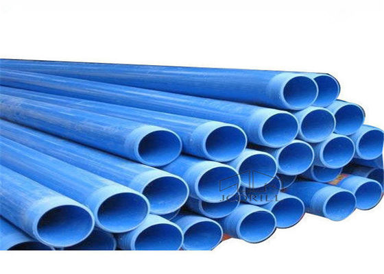 ซื้อ ท่อปลอกพลาสติกสีน้ำเงินเข้ม 50x6000 มม. เครื่องมือขุดเจาะบ่อน้ำพร้อมช่อง การผลิตออนไลน์