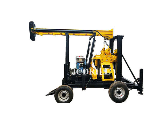 ซื้อ 200 เมตรรถพ่วงแกน CE เครื่องขุดเจาะบ่อน้ำ การผลิตออนไลน์