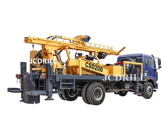 ซื้อ ISO เต็มไฮดรอลิก 200 เมตรรถบรรทุกติดตั้งเครื่องเจาะน้ำ การผลิตออนไลน์