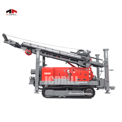 ซื้อ ความลึก 400 เมตร Yuchai Engine Crawler Water Well Drilling Rig CWD400 การผลิตออนไลน์