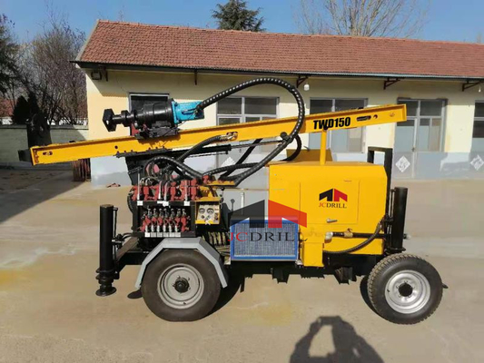 ซื้อ JC DRILL TWD 150 รถพ่วงล้อ DTH Rig Water Well Drilling การผลิตออนไลน์