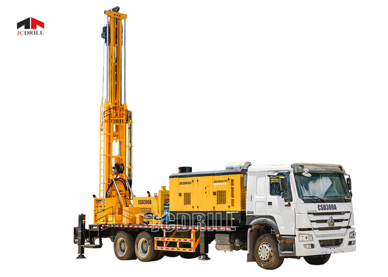 ซื้อ เครื่องเจาะน้ำขนาด 300 เมตรเครื่องขุดเจาะอุปกรณ์ติดตั้งรถบรรทุก การผลิตออนไลน์