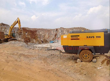 ราคาดี เครื่องอัดอากาศแบบพกพา Atlas Copco เครื่องอัดอากาศสำหรับงานขุดเจาะหิน / งานขุดเจาะงานก่อสร้าง ออนไลน์