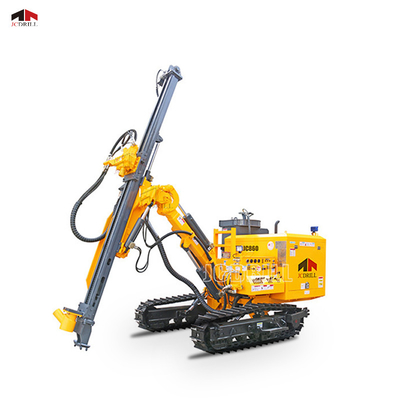 ราคาดี Crawler Mounted 40m Rock Drilling Rig Blasting Mining ออนไลน์