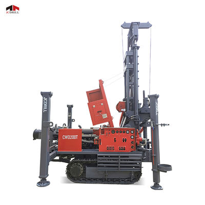 แท่นขุดเจาะน้ำบาดาลแบบตีนตะขาบ CWD200T ความลึก 2000 เมตร แรงบิด 5500Nm