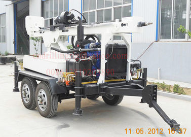 ราคาดี 150m Dth โคลนเจาะเทรลเลอร์ติดตั้งแท่นขุดเจาะกับ 45kw ดีเซล TWD150 ออนไลน์