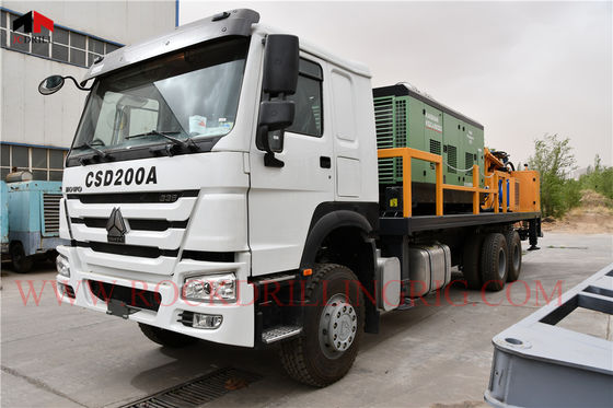 ราคาดี 16T ดึงกลับความจุ CSD200A ไฮดรอลิกเจาะ Rig ออนไลน์