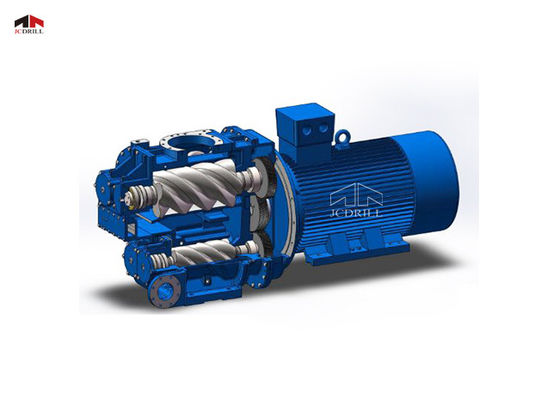 เครื่องอัดอากาศแบบสกรูโรตารี่แบบพกพาแรงดันต่ำขนาดเล็กติดตั้งหนึ่งล้อสองล้อสำหรับค้อนแจ็ค