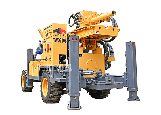 ราคาดี แท่นขุดเจาะน้ำ Rig Water Well 300M สีเหลืองอเนกประสงค์พร้อมเครื่องอัดอากาศและปั๊มโคลน ออนไลน์